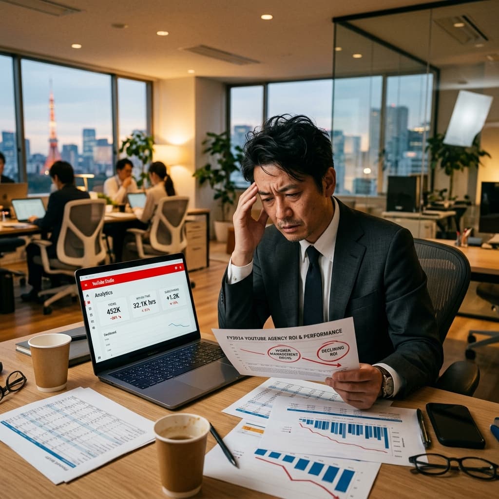 YouTube運用代行に月100万払うのは適正か?相場と「高額なのに成果が出ない」ジレンマを解く